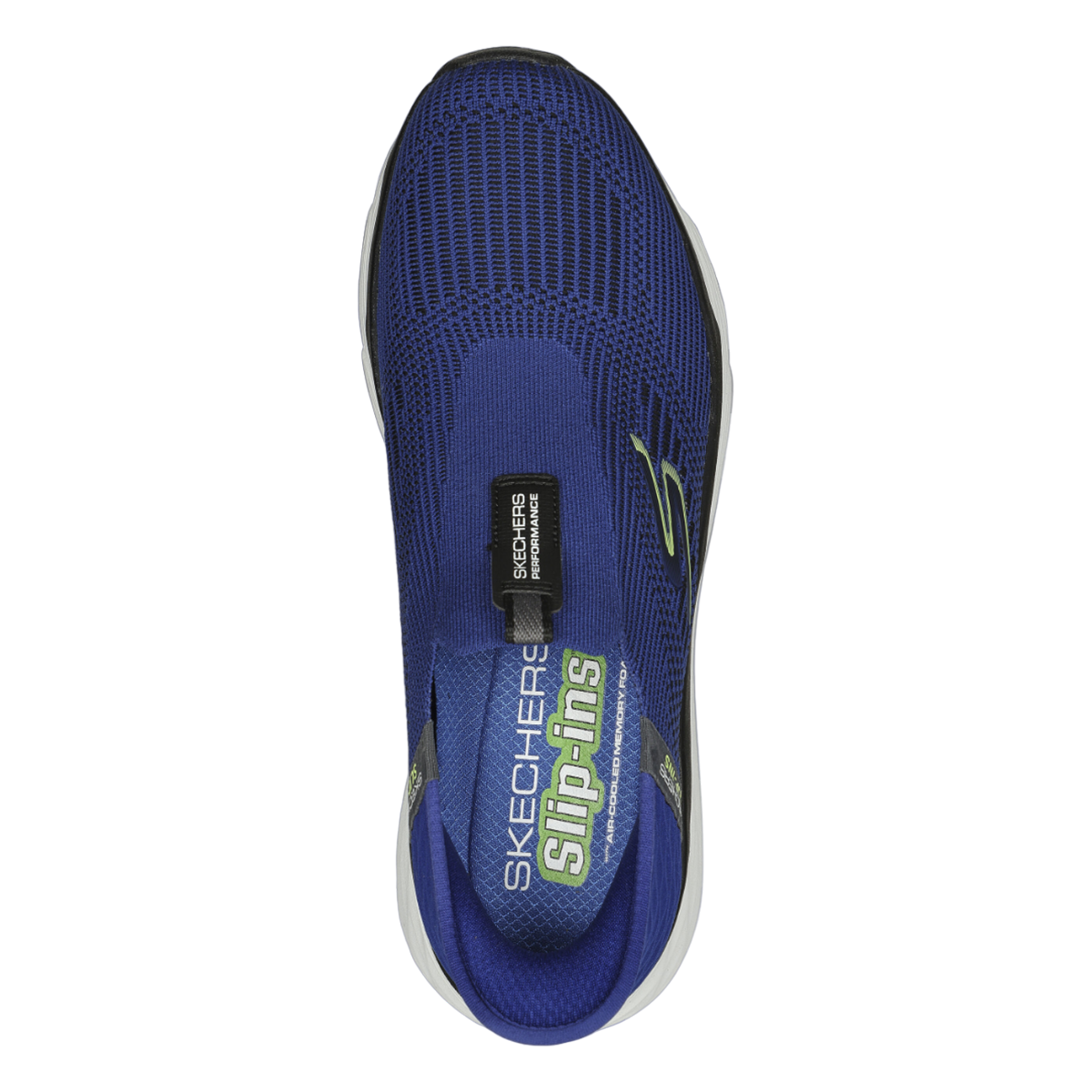 Skechers Max Cushioning Elite Advantage — Navy — Size D — Width 8 — Back View