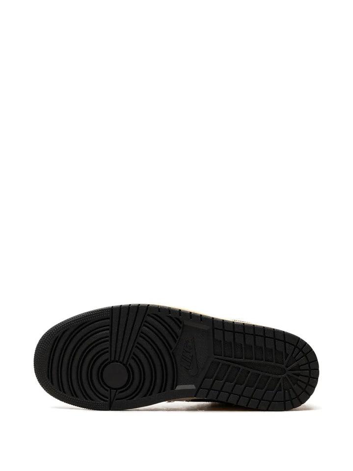 Air Jordan 1 Low Se Sashiko Denim Sneakers — White — Size US M 11.5 - US W 13 — Top View