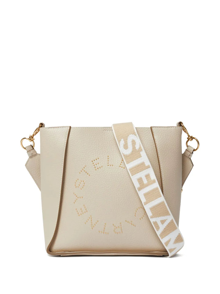 Stella Mccartney Stella Logo Vegan Leather Shoulder Bag — Same as shown — Size One Size — Front View