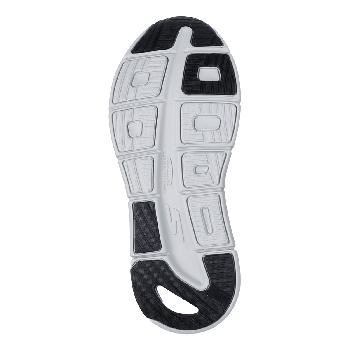 Skechers Max Cushioning Premier 2.0 — Navy Textile - Black Synthetic — Size D — Width 8 — Top View