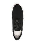 adidas Y-3 Ajatu Court Formal Low-Top Sneakers — Black/White — Size US M 6 - US W 7.5 — Top View