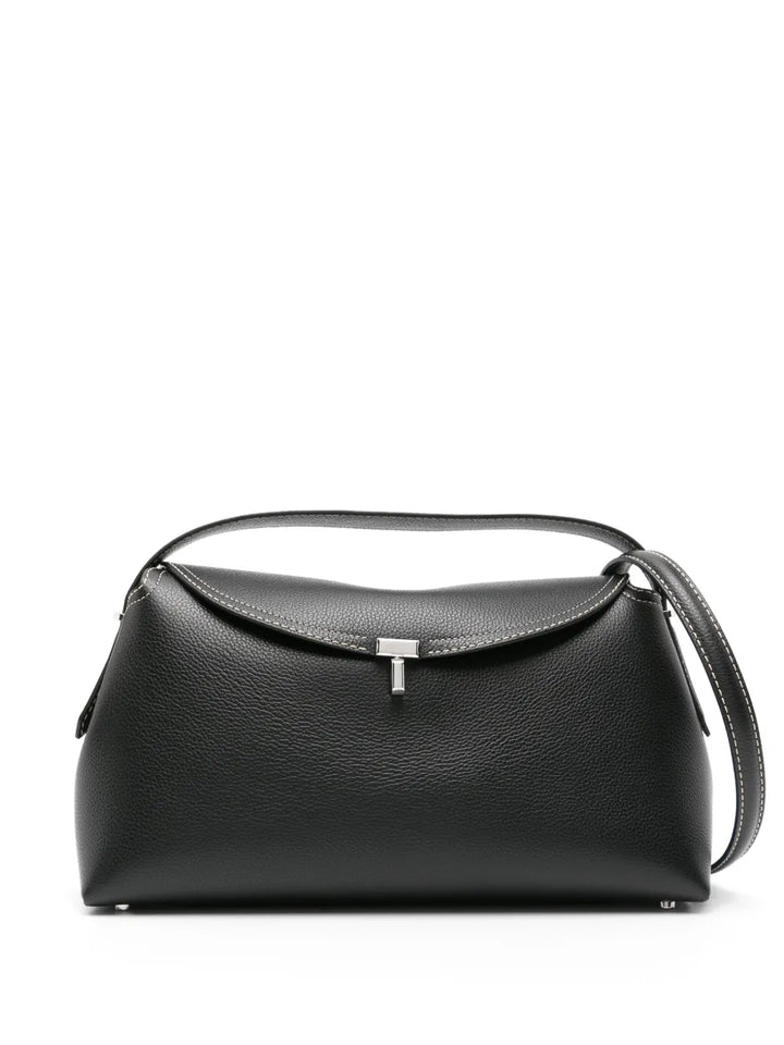 Toteme T Lock Leather Shoulder Bag — Same as shown — Size One Size — Front View