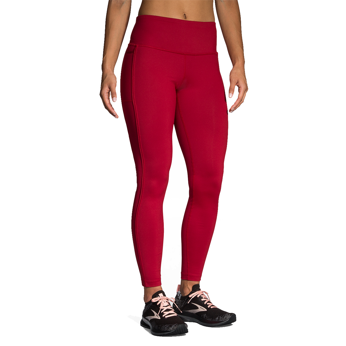 Brooks Greenlight Tight — Black — Size Small — Front View