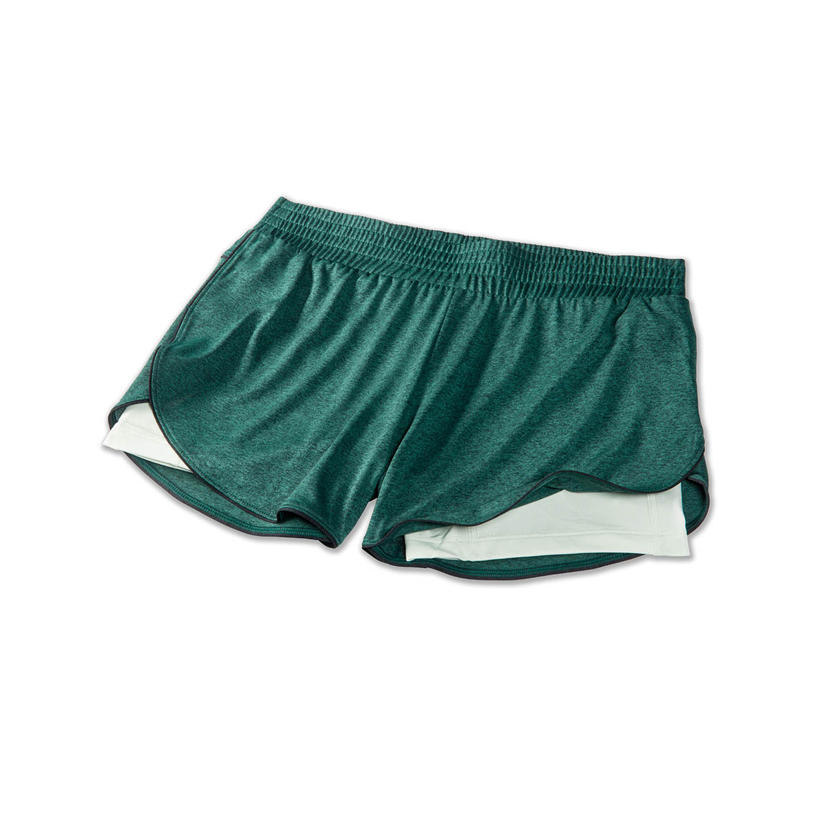 Brooks Rep 3" 2-in-1 Short — Heather Asphalt - Black — Size Medium — Alternate View 11