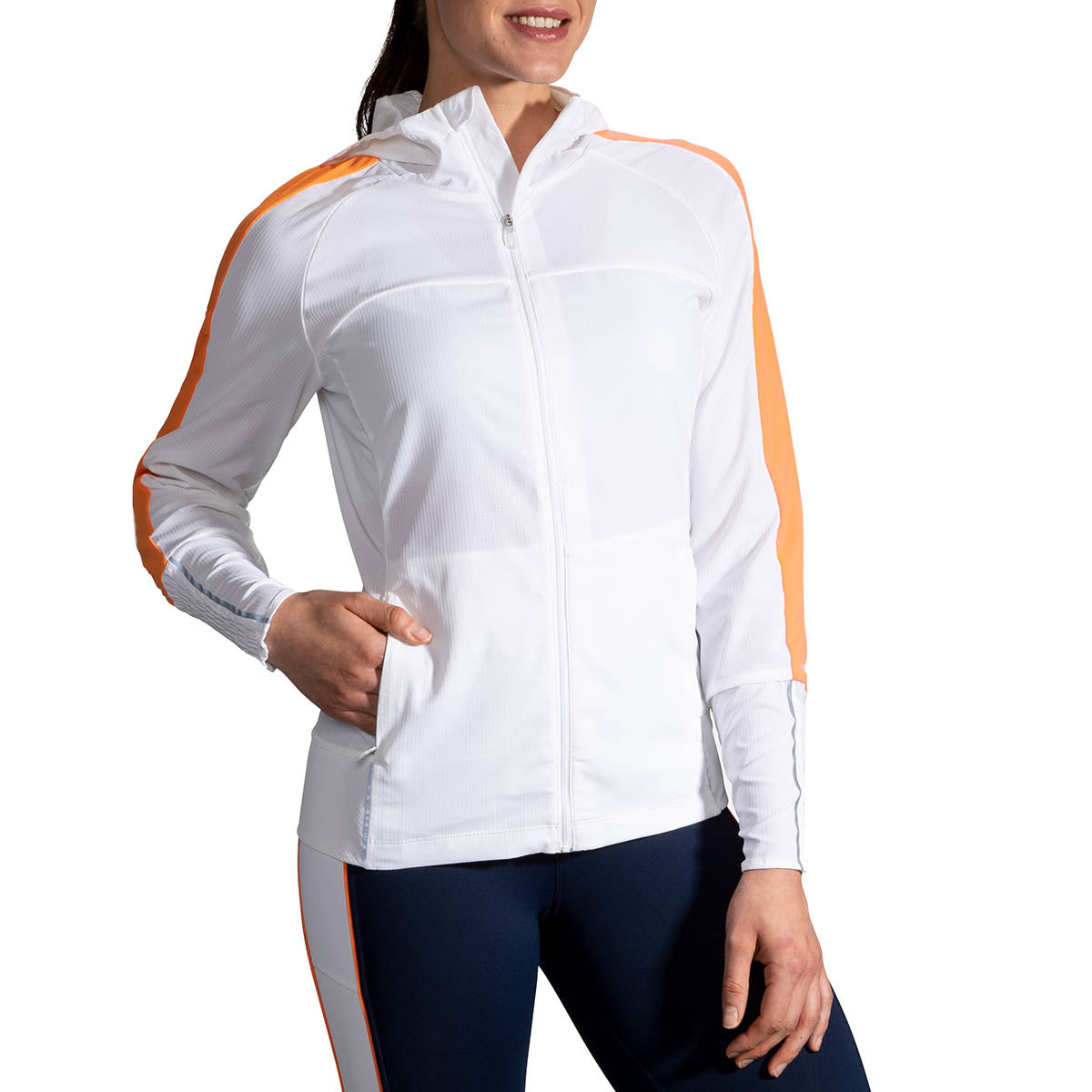 Brooks Canopy Jacket — White - Nectar — Size Large — Alternate View 7