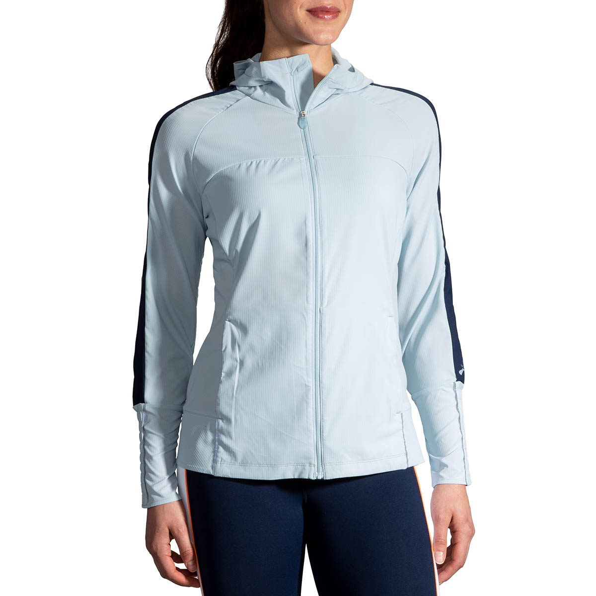 Brooks Canopy Jacket — White - Nectar — Size Large — Front View