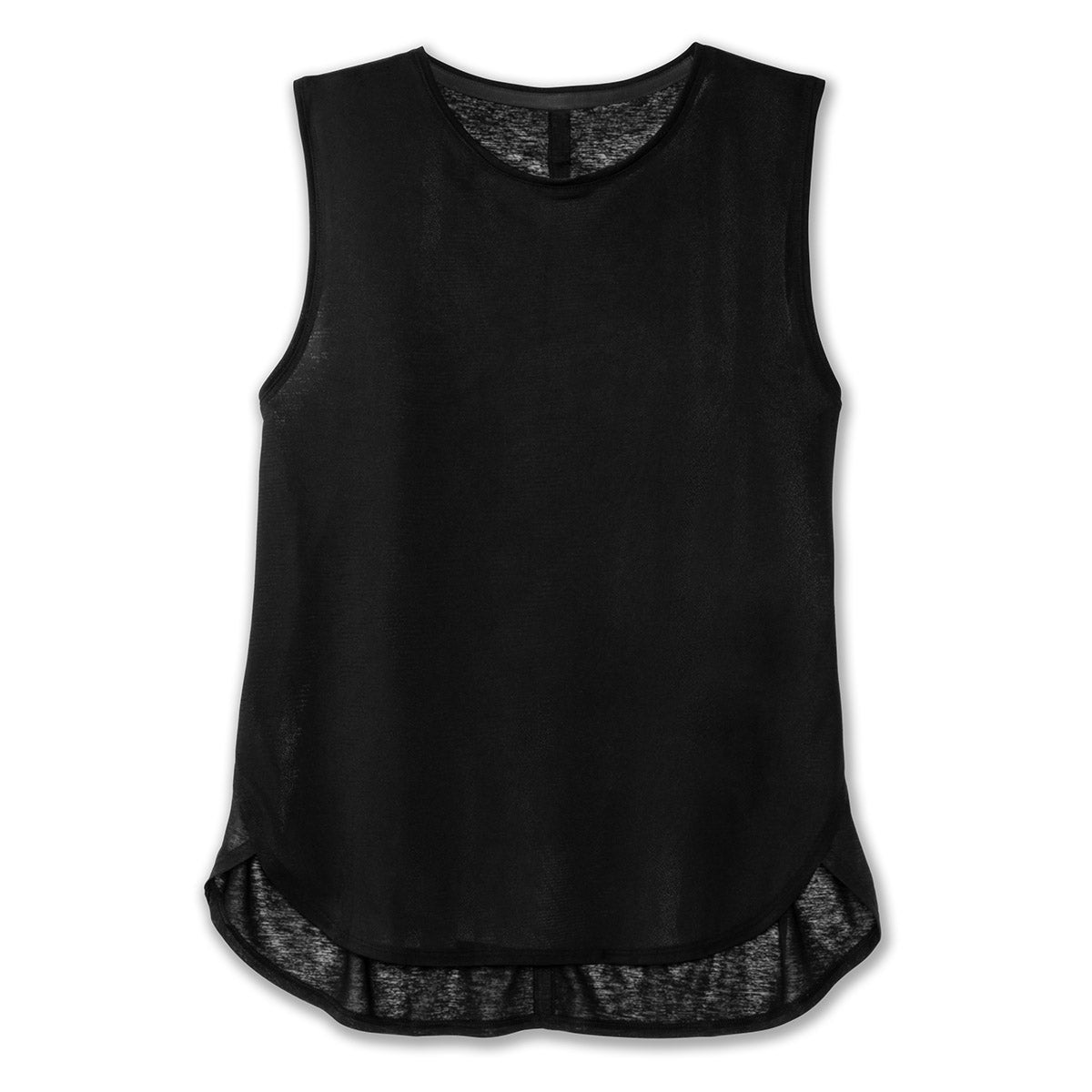 Brooks Spirit Tank — White Jacquard - Nectar — Size Medium — Side View