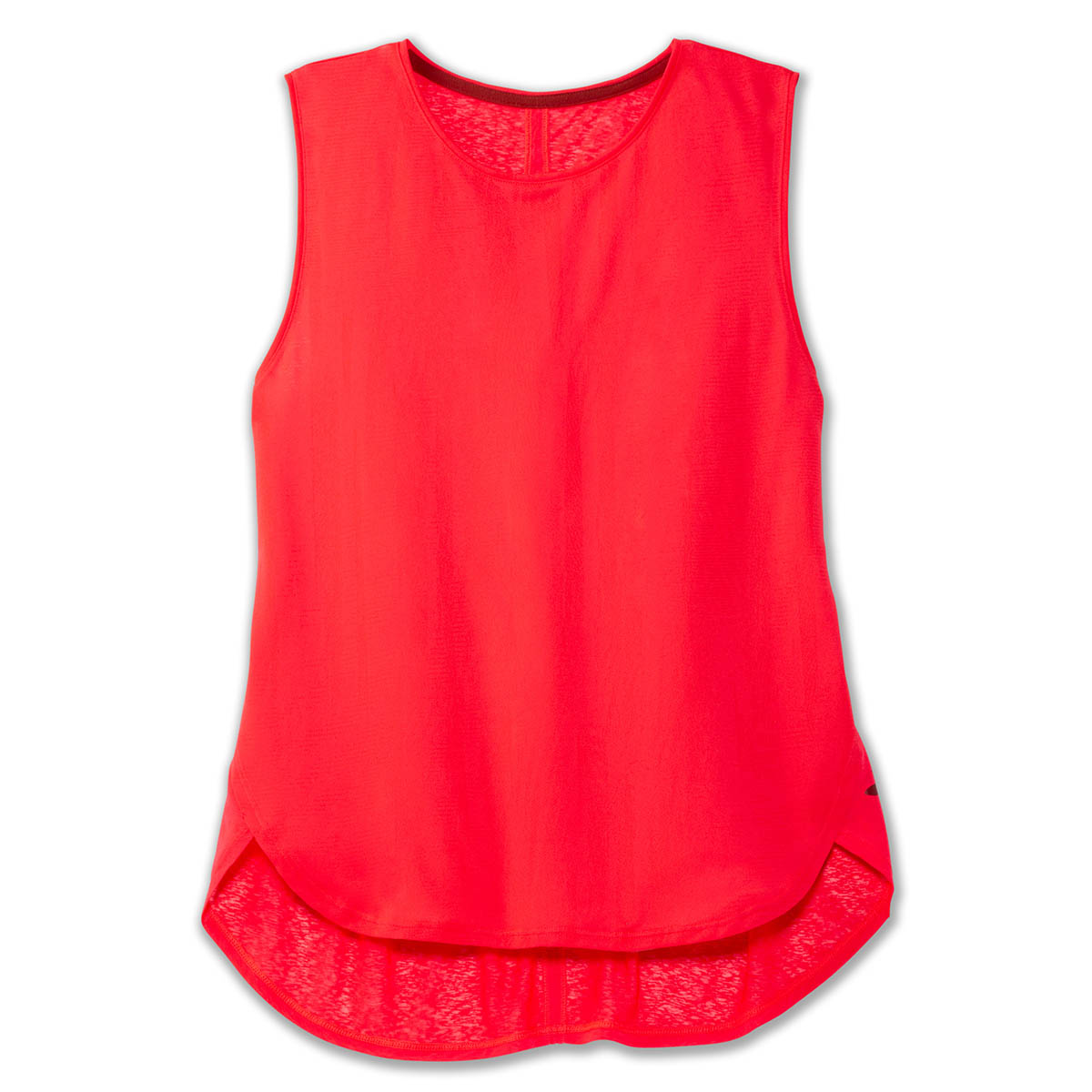 Brooks Spirit Tank — White Jacquard - Nectar — Size Medium — Lifestyle View