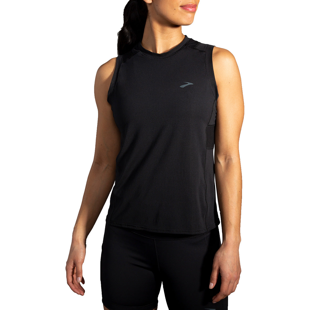 Brooks Atmosphere Sleeveless — Black — Size Small — Front View