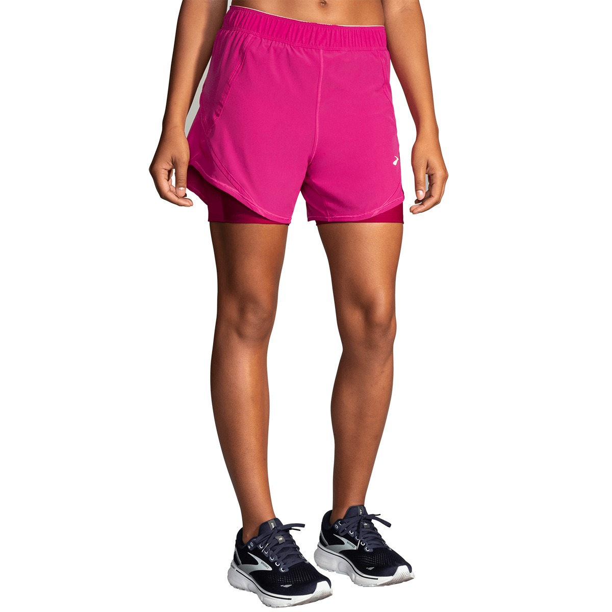 Brooks Chaser 5" 2-in-1 Short — Black — Size XSmall — Alternate View 20