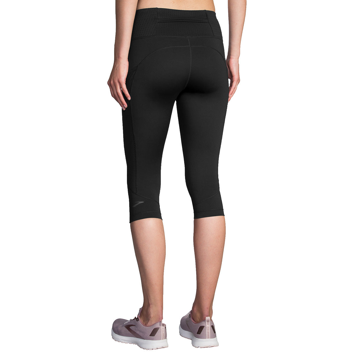 Brooks Method 1/2 Crop Tight — Terracotta Print — Size Small — Side View