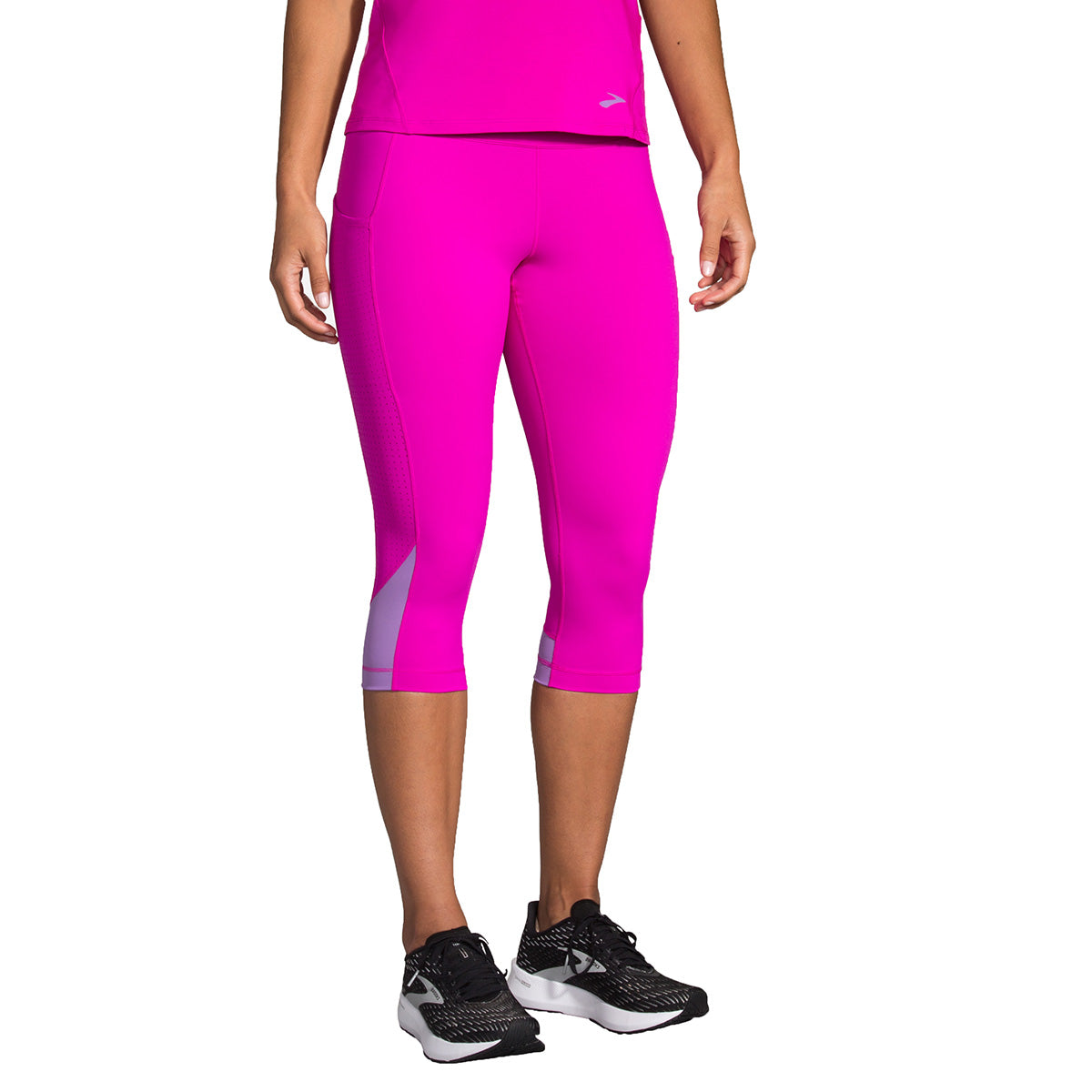 Brooks Method 1/2 Crop Tight — Terracotta Print — Size Small — Alternate View 7