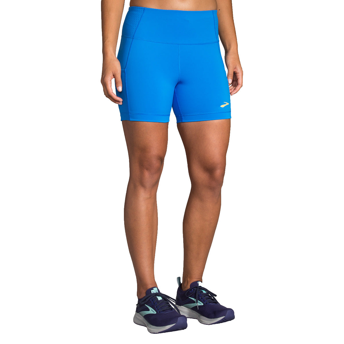 Brooks Method 5" Short — Fluoro Pink — Size Small — Detail View
