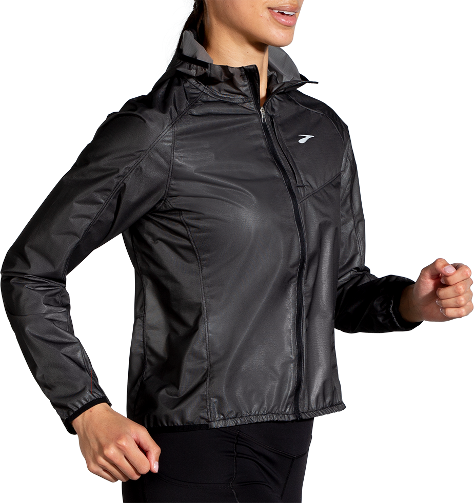 Brooks All Altitude Jacket — Black — Size Medium — Back View