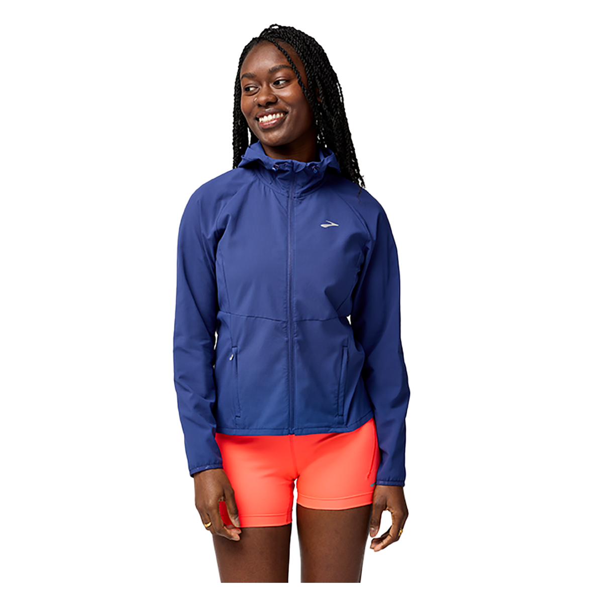 Brooks Canopy Jacket — Sand - Sundial - Blue Lavender — Size Medium — Front View