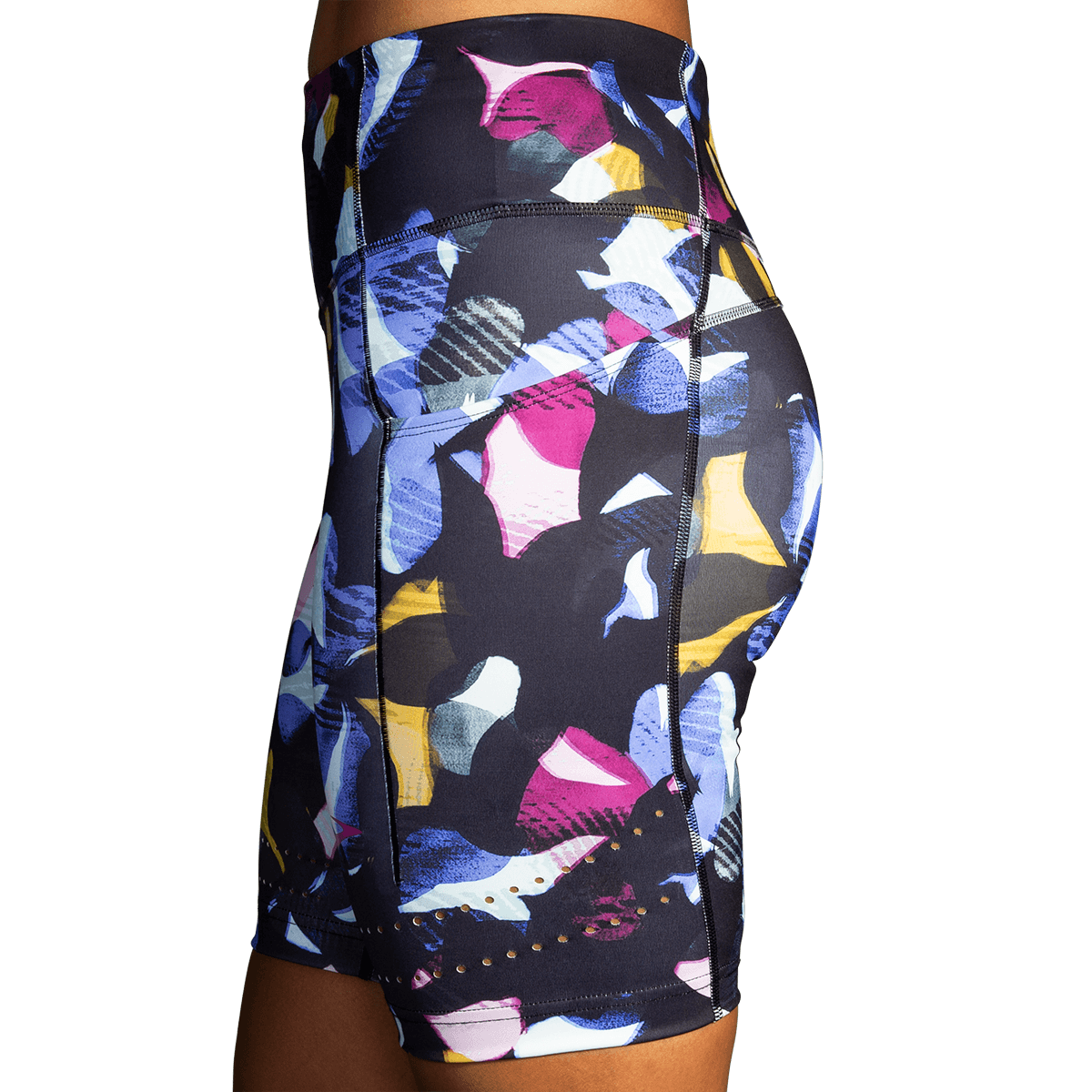 Brooks Method 8" Short Tight — Razzmatazz - Quartz - Hyper Pink — Size Small — Alternate View 10