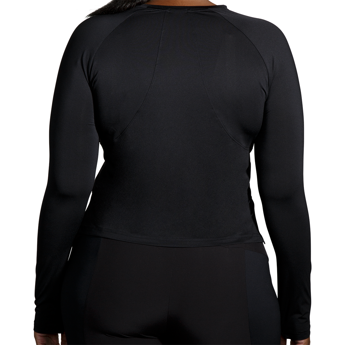 Brooks Sprint Free Longsleeve — Black — Size Small — Back View