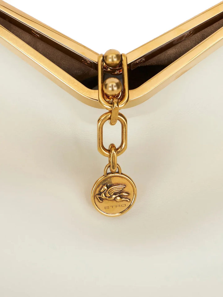 Etro Medium Vela Leather Shoulder Bag — Same as shown — Size One Size — Detail View
