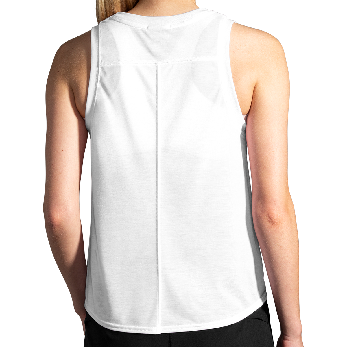 Brooks Run Hoppy Muscle — White — Size Large — Back View