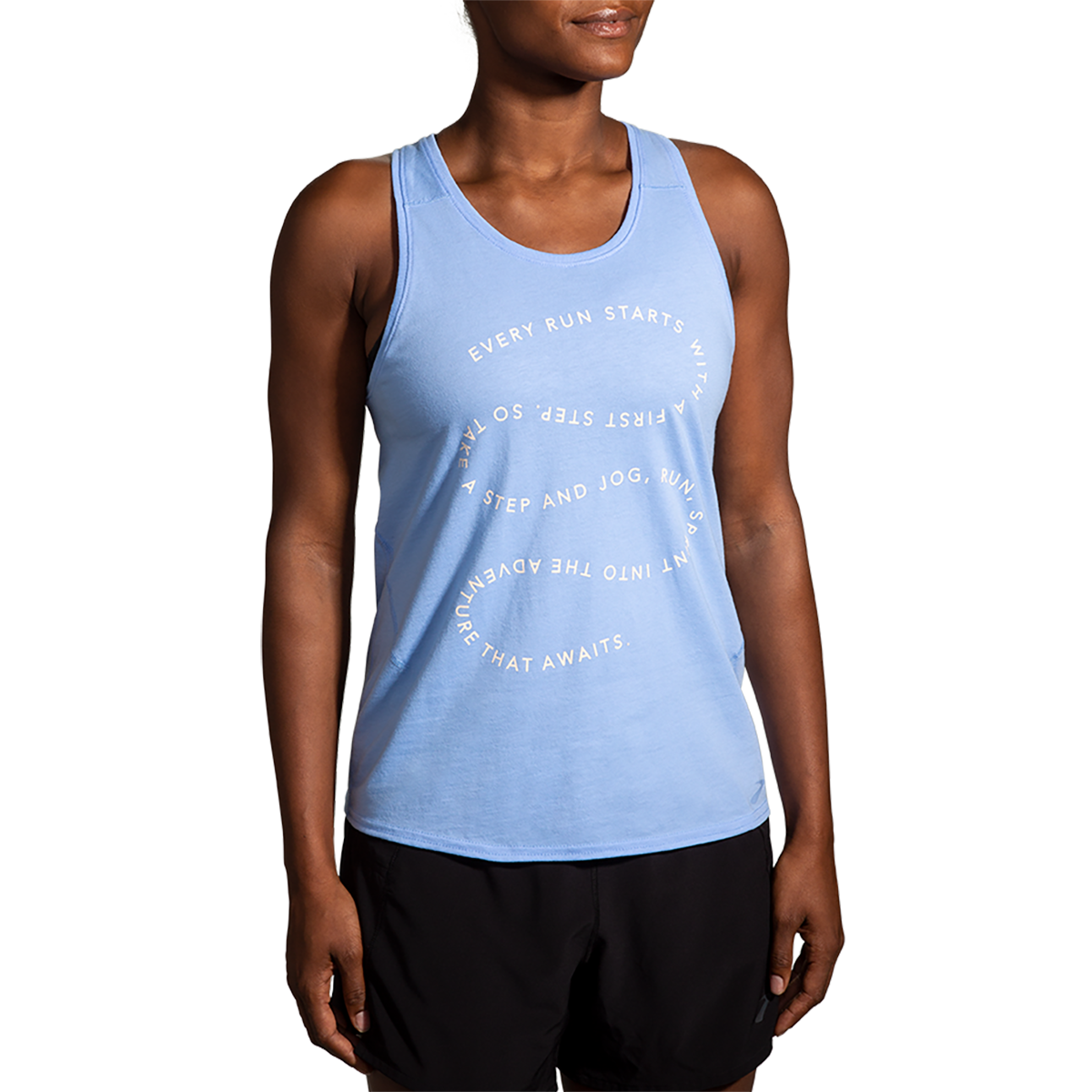 Brooks Distance 2.0 Tank — Black — Size Small — Alternate View 14