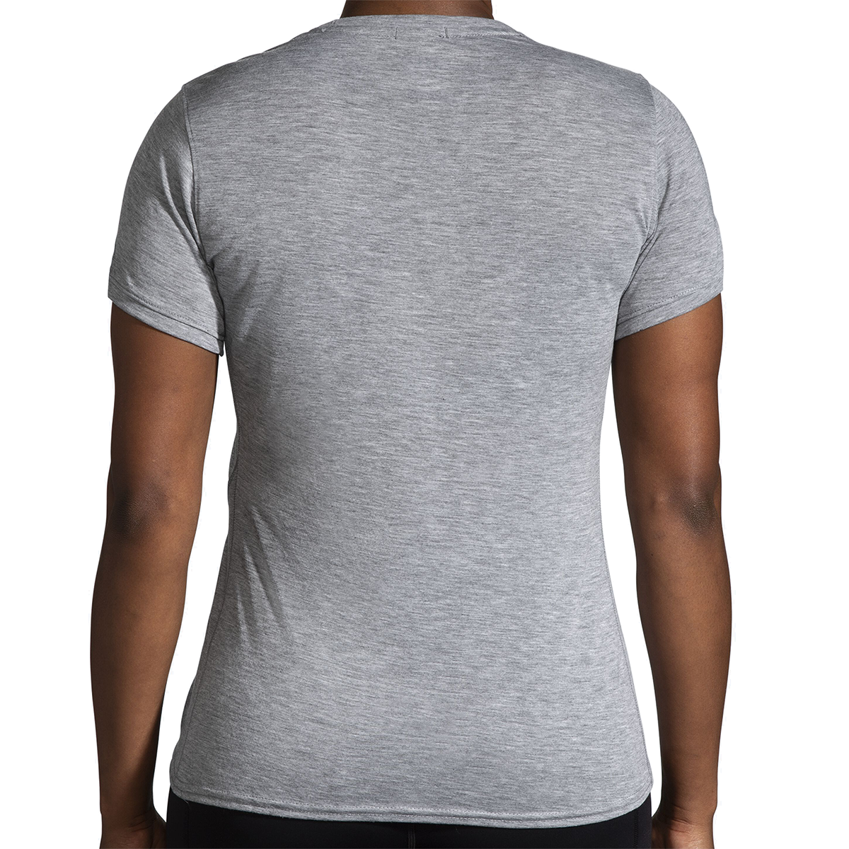 Brooks Distance 2.0 Shortsleeve — Quartz - Gradient Stripe — Size Small — Alternate View 9