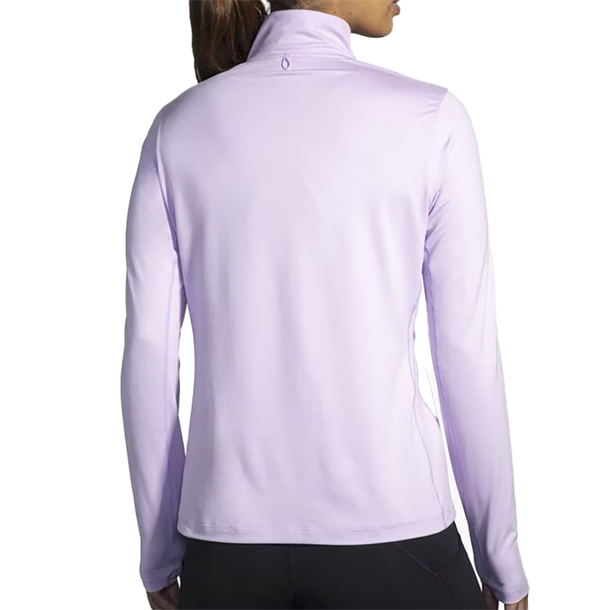 Brooks Dash 1/2 Zip 2.0 — Neo Green — Size XSmall — Lifestyle View