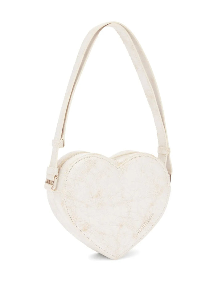 Ambush Heart Leather Shoulder Bag — Same as shown — Size One Size — Top View