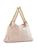Chanel Pre Owned 2009 Cc Stitch Shoulder Bag — Same as shown — Size One Size — Back View