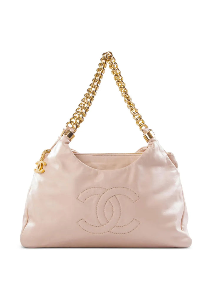 Chanel Pre Owned 2009 Cc Stitch Shoulder Bag — Same as shown — Size One Size — Front View