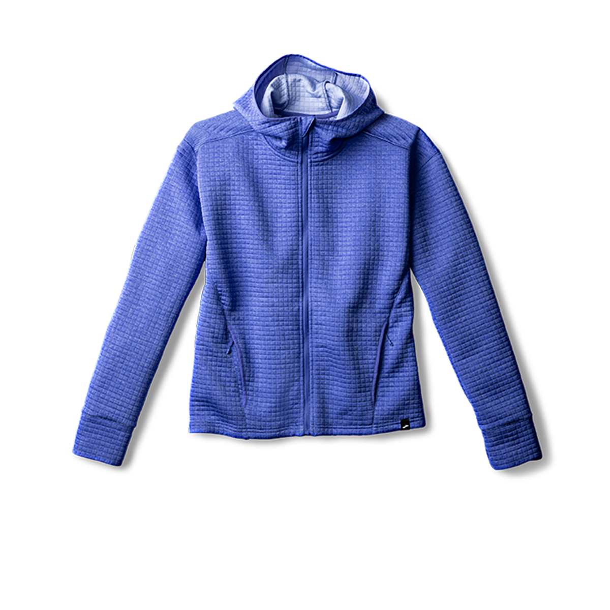 Brooks Activate Midweight Hoodie — Htr Bluebell — Size Small — Top View