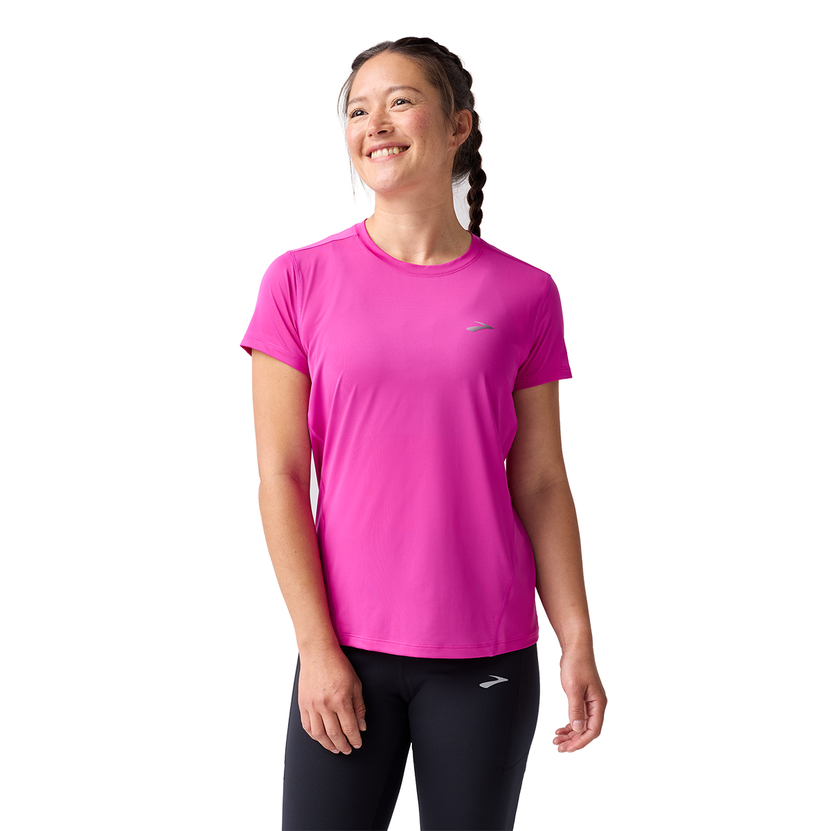 Brooks Sprint Free Short Sleeve 3.0 — White — Size Small — Alternate View 7