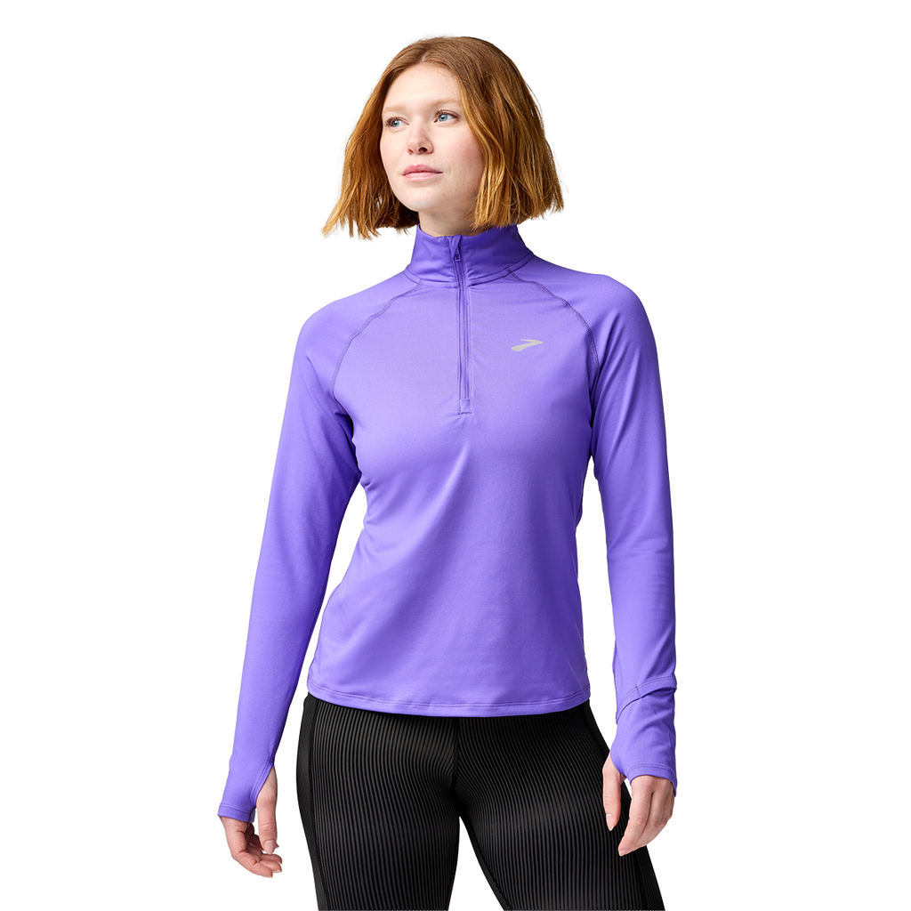 Brooks Dash 1/2 Zip 3.0 — White — Size XSmall — Front View