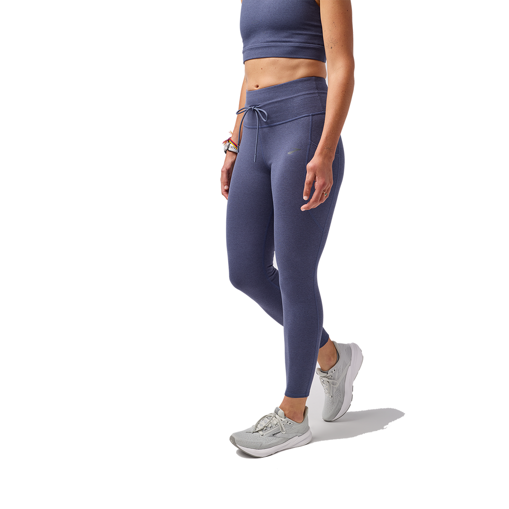 Brooks Luxe Tight — Black — Size XSmall — Detail View