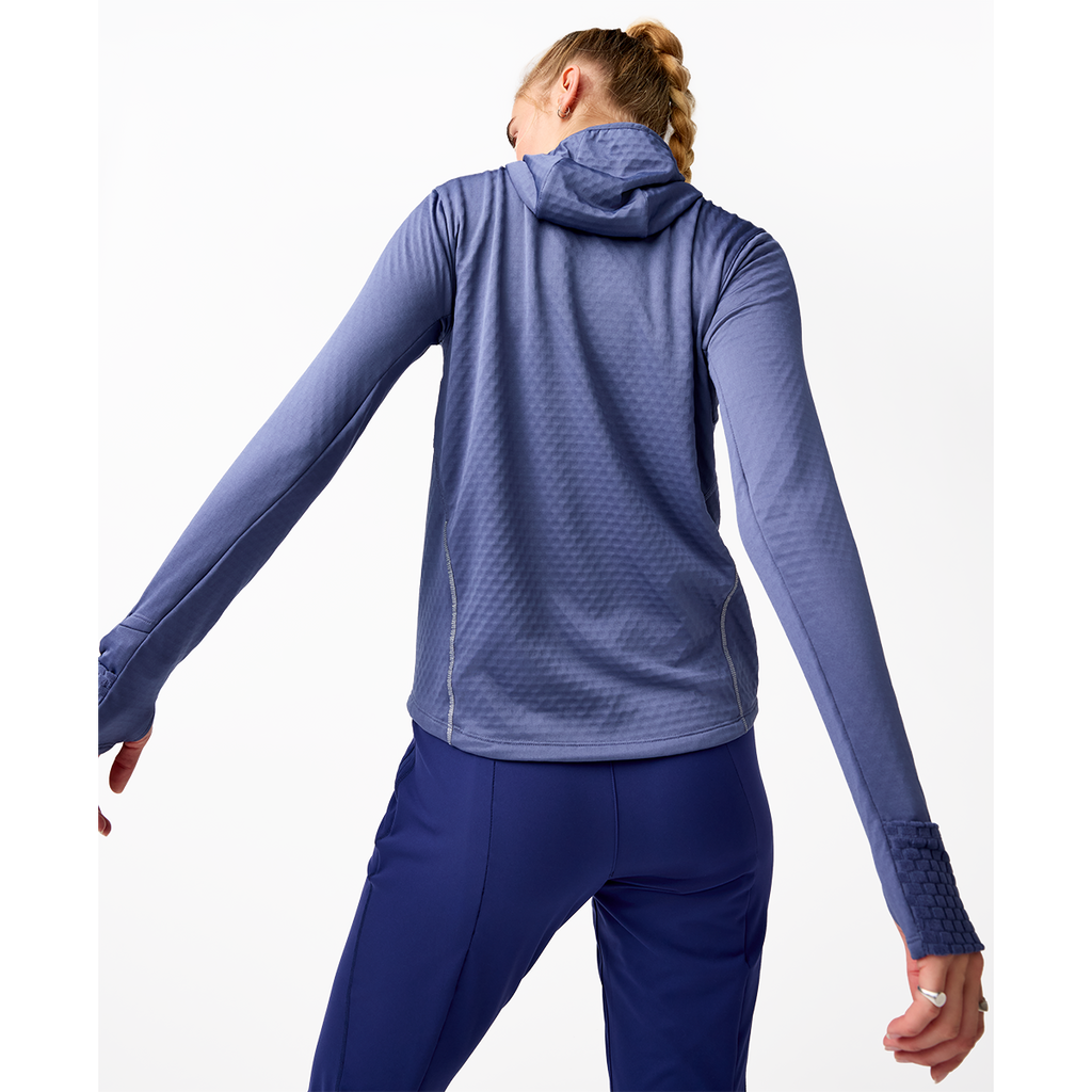 Brooks Notch Thermal Hoodie 3.0 — Black — Size XSmall — Side View