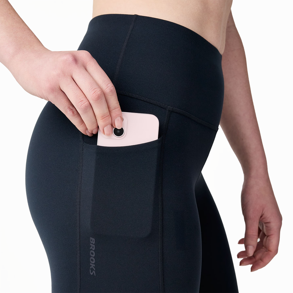 Brooks Chaser 7/8 Tight — Black — Size XSmall — Alternate View 7