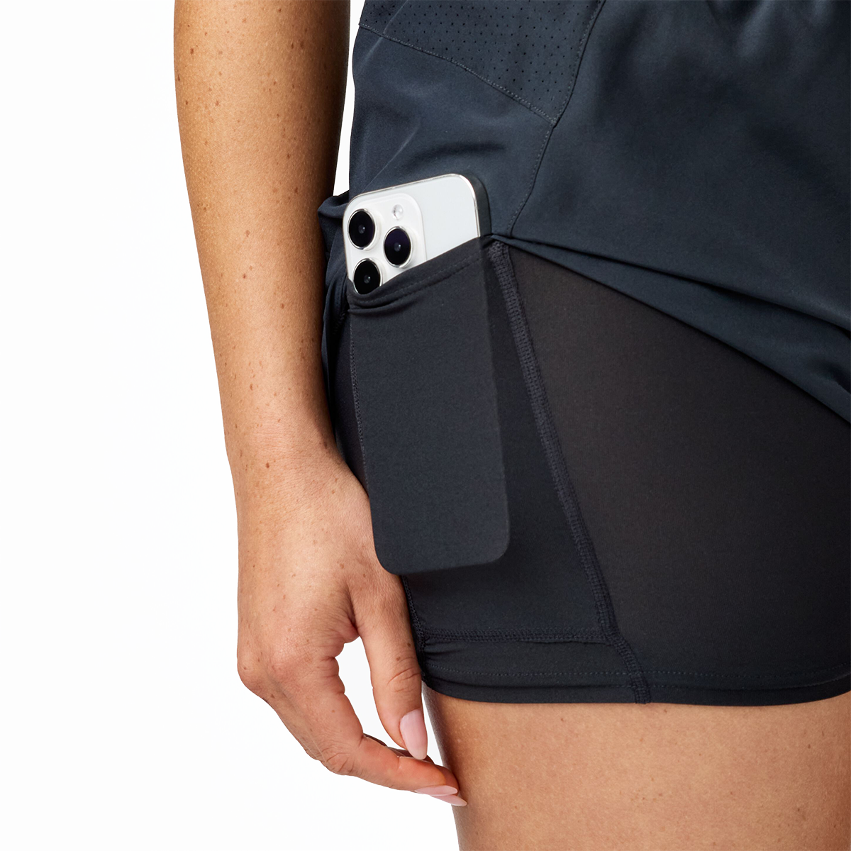 Brooks Dash 2-in-1 Short — Black — Size XSmall — Alternate View 8