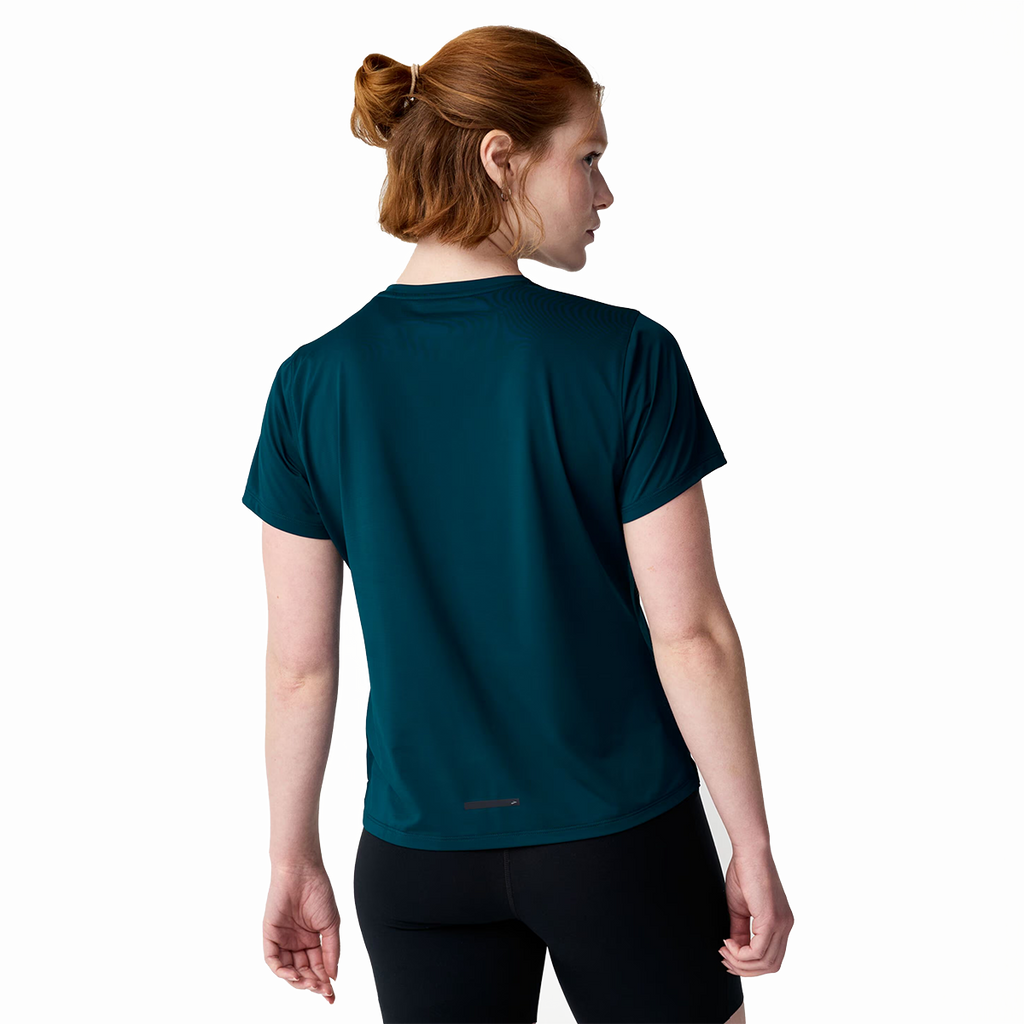 Brooks Dash Short Sleeve — Black — Size XSmall — Top View