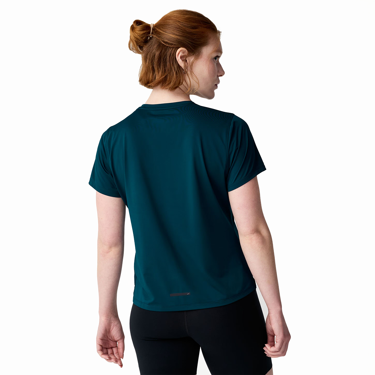 Brooks Dash Short Sleeve — Black — Size XSmall — Top View
