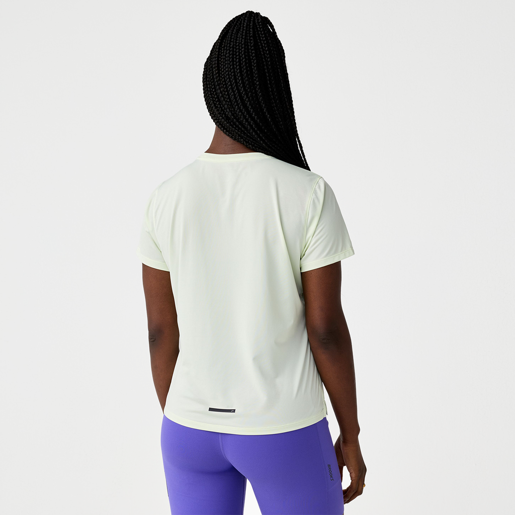 Brooks Dash Short Sleeve — Black — Size XSmall — Side View