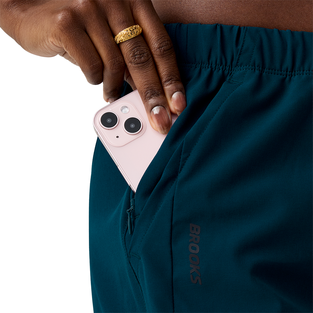 Brooks Canopy Pant — Black — Size XSmall — Back View