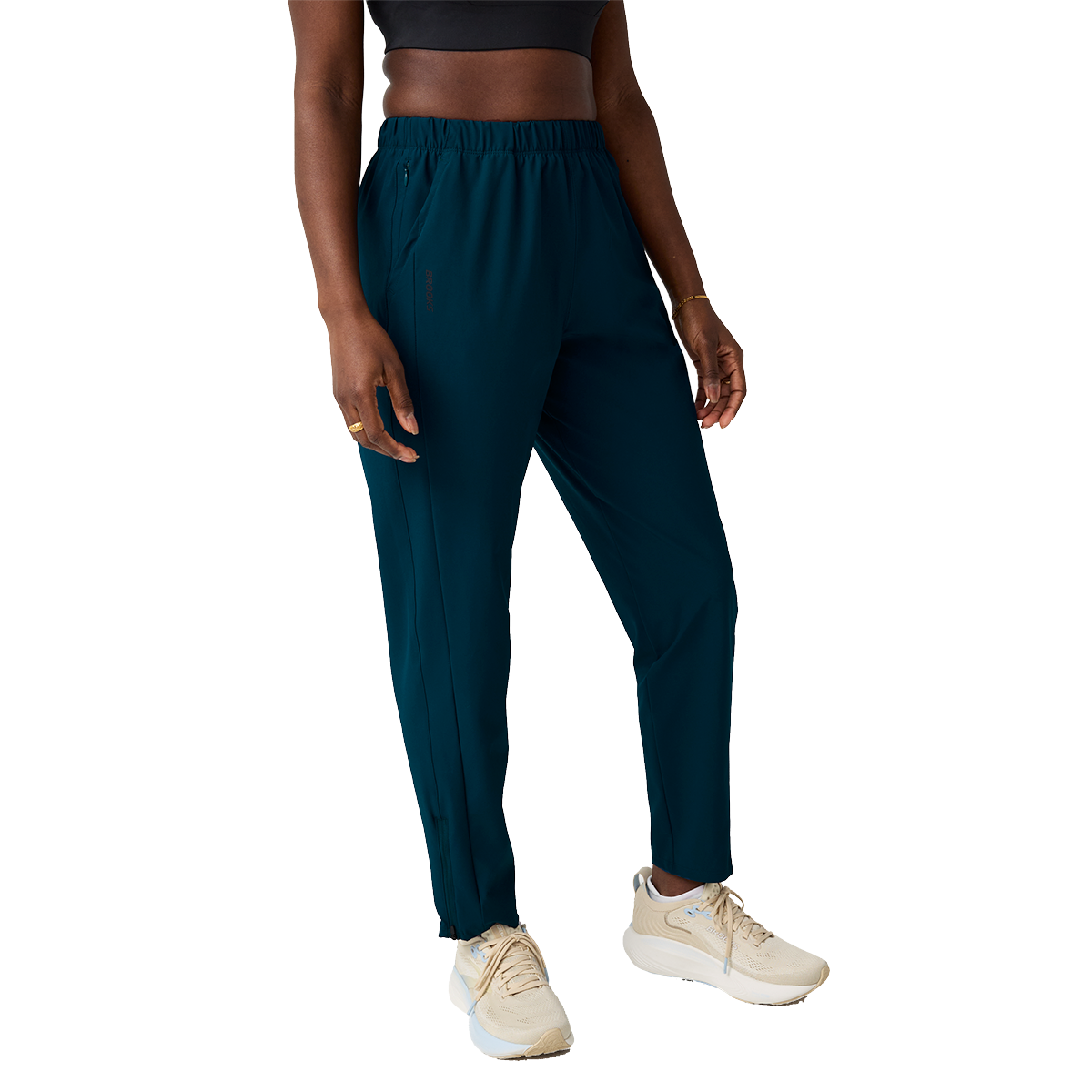 Brooks Canopy Pant — Black — Size XSmall — Front View