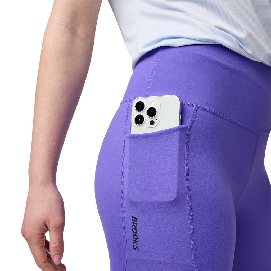 Brooks Chaser 7" Short Tight — Black — Size XSmall — Back View