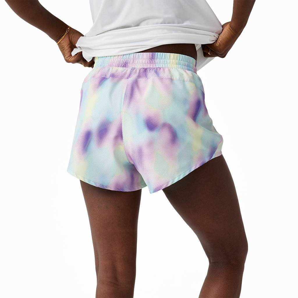 Brooks Dash Short Printed — Euphoryc Halogen — Size XSmall — Side View