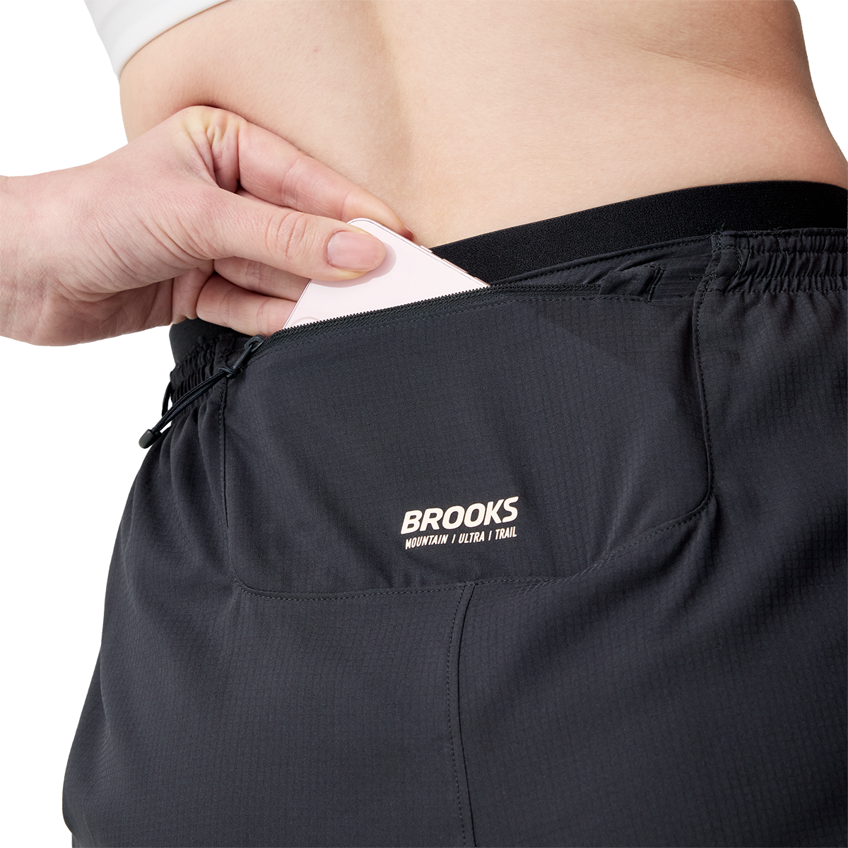 Brooks Cascadia Short — Atomic Blue — Size XSmall — Alternate View 9