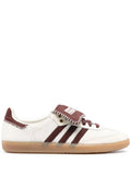 adidas X Wales Bonner Samba Sneakers — White/Dark Brown — Size US M 7 - US W 8.5 — Front View