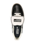 adidas X Wales Bonner Leather Sneakers — Black/White — Size US M 9 - US W 10.5 — Top View