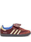 adidas X Wales Bonner Suede Sneakers — Bordeaux Red/Almond Beige — Size US M 8 - US W 9.5 — Front View