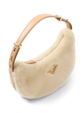 Prada Arque Shearling Shoulder Bag — Same as shown — Size One Size — Detail View