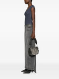 Diesel Small Logo Charm Quilted Denim Bag — Same as shown — Size One Size — Side View