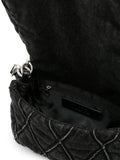 Diesel Small Logo Charm Quilted Denim Bag — Same as shown — Size One Size — Detail View